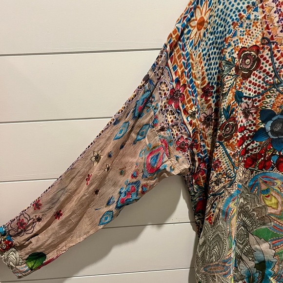 Johnny Was XL Long Sleeve Blouse - Picture 7 of 12